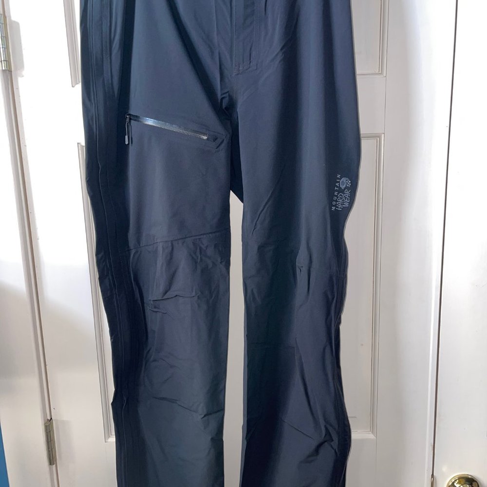 Mountain Hardwear Stretch Ozonic Rain Pants Black XXL - LONG